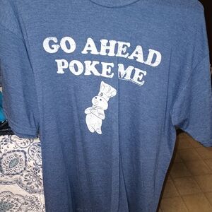 Men's large Pillsbury doughboy graphic tee shirt